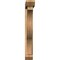 Ekena Millwork Funston Slat Smooth Bracket w/ Offset Brace, Western Red Cedar, 5 1/2"W x 32"D x 40"H BKT0604X32X40FST06SWR - alternate 2